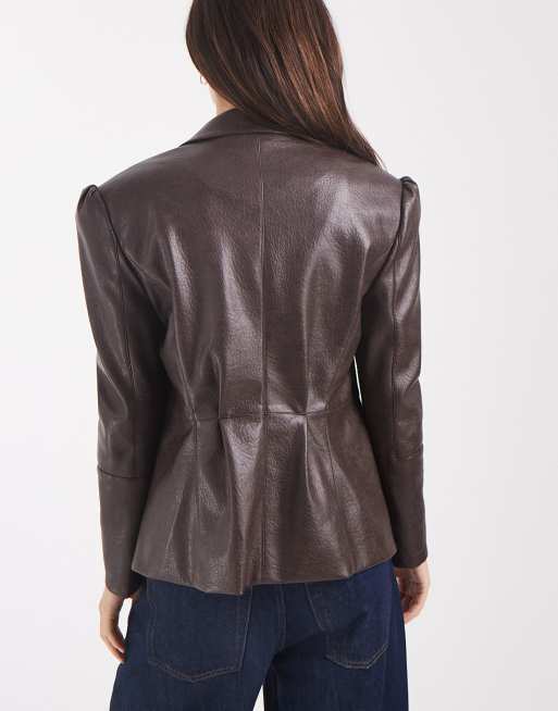 Urbancode blazer ajusté bordeaux années 80, 4 de 4