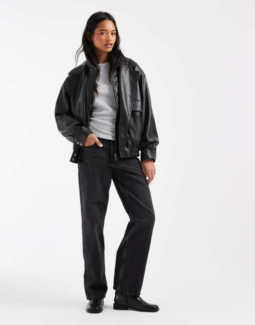 Urbancode bomber à col montant double couche noir, 2 de 4