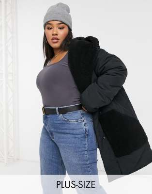 doudoune noir oversize