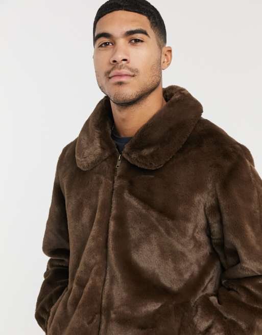 Coach fur discount jacket