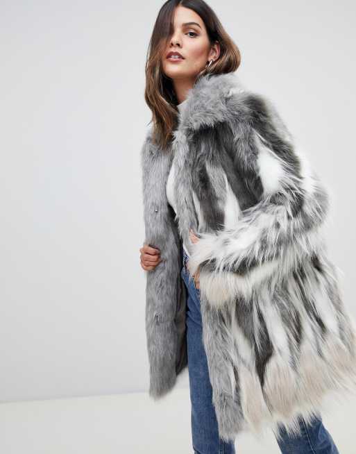 Urbancode fur coat clearance