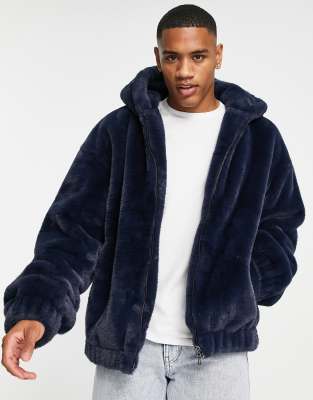 hoodie with faux fur hood