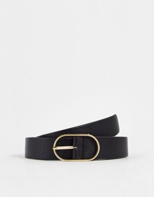 Urbancode leather belt in black
