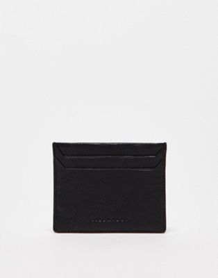 Urbancode leather card holder in black