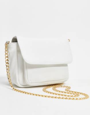white leather cross body bag