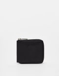 [Urbancode] Urbancode leather zip around wallet in black No Size BLACK