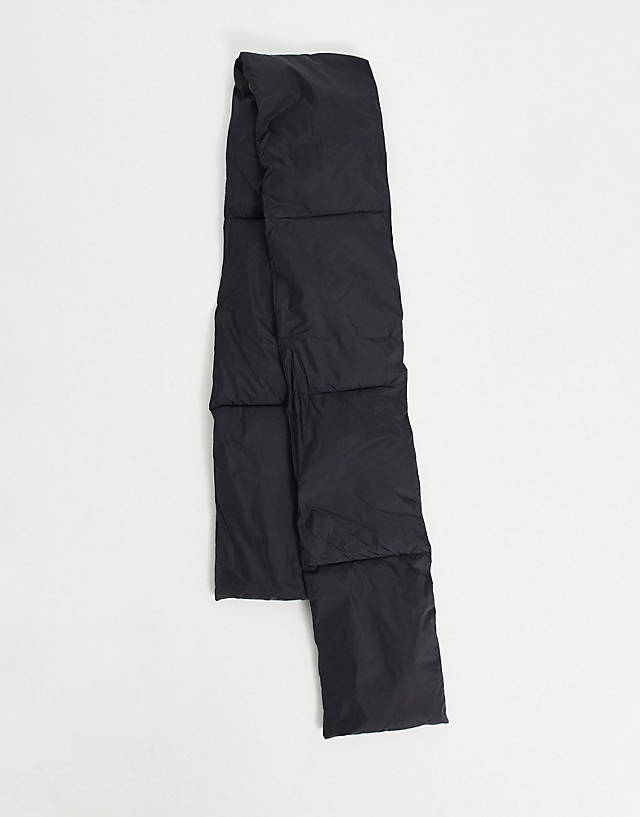 Urbancode - oversized puff scarf in black