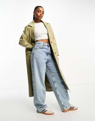 Urbancode Urbancode patent coat in sage green