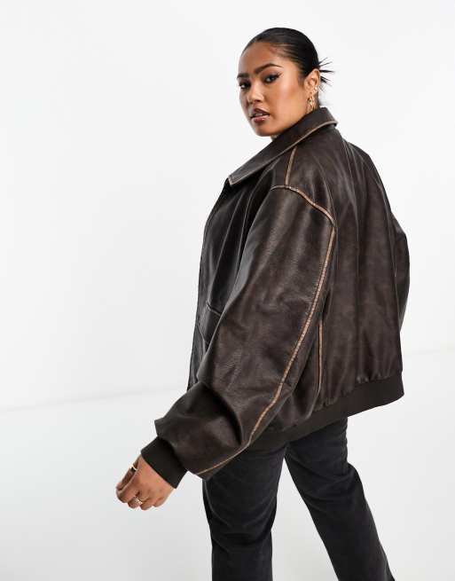 Vintage style bomber jacket new arrivals