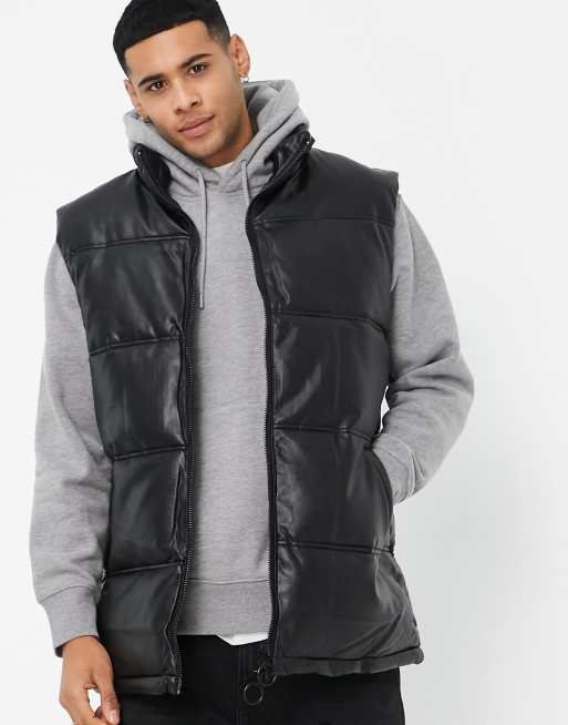 Puffer vest with clearance hoodie