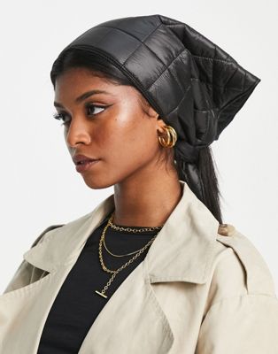 Urbancode quilted headscarf in black