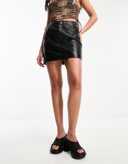 スカート URBANCODE FAUX LEATHER SKIRT 29511611_58483173_600.jpg