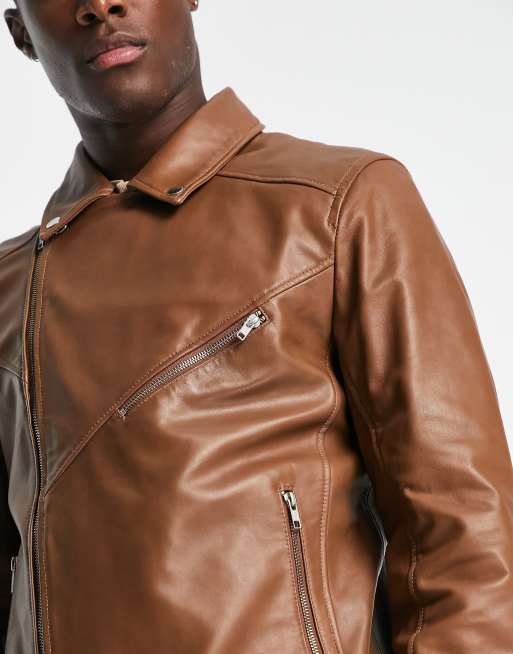 Tan on sale motorcycle jacket