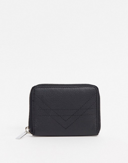 Urbancode real leather zip around purse