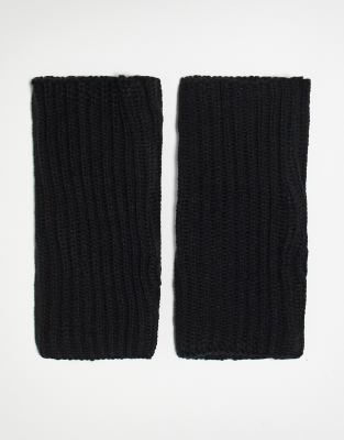 Urbancode Ribbed Gloves In Black