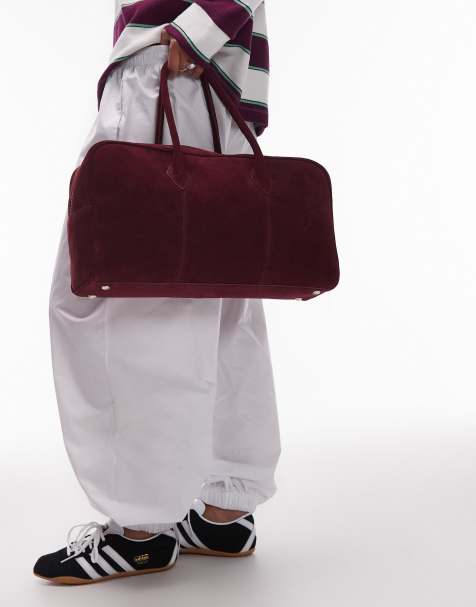 Urbancode - Sac de bowling en daim - Bordeaux - view 1
