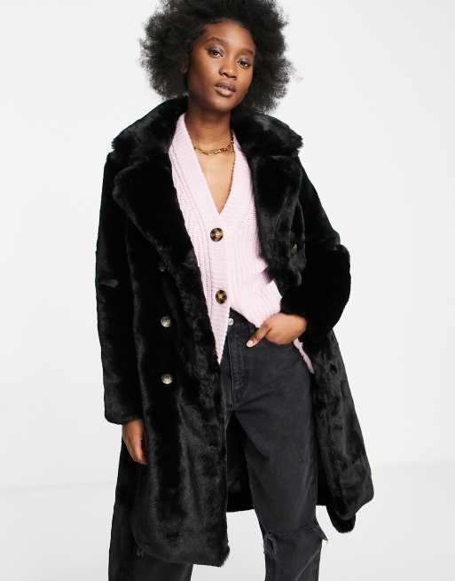 Urbancode – Trenchcoat i fuskpäls