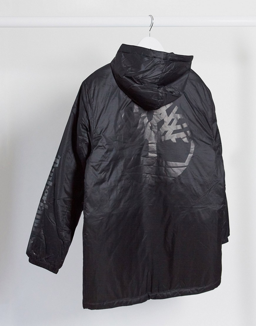 фото Утепленное пальто timberland-черный