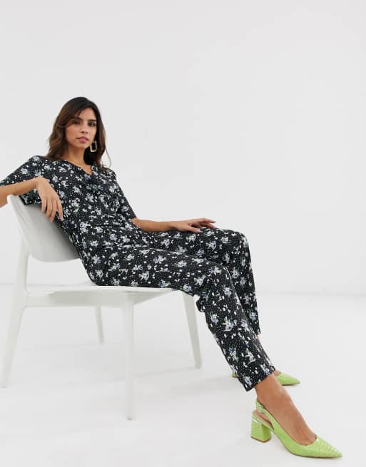Uttam Boutique Wickel Jumpsuit mit Blumenmuster ASOS