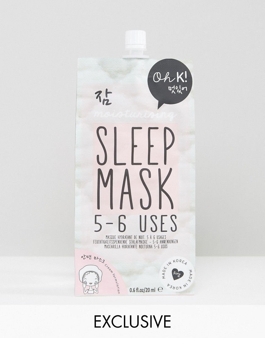 фото Увлажняющая ночная маска для лица oh k!-бесцветный
