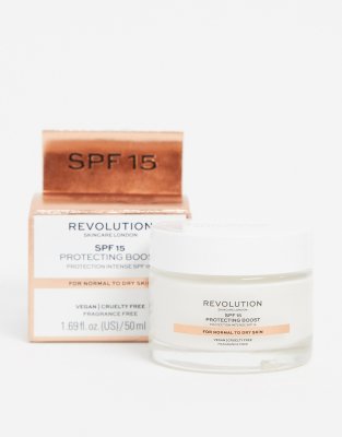 фото Увлажняющий крем для нормальной и сухой кожи revolution skincare spf15-бесцветный