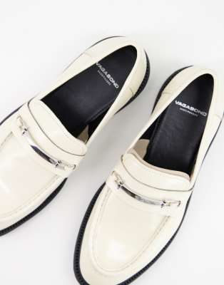 vagabond loafers white