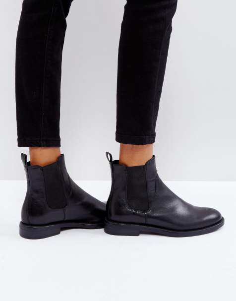 Vagabond - Amina - Bottines chelsea - Cuir noir