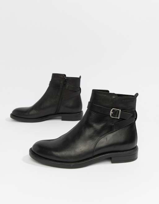 fårehyrde kobling træ Vagabond Amina Leather Buckle Ankle Boots | ASOS