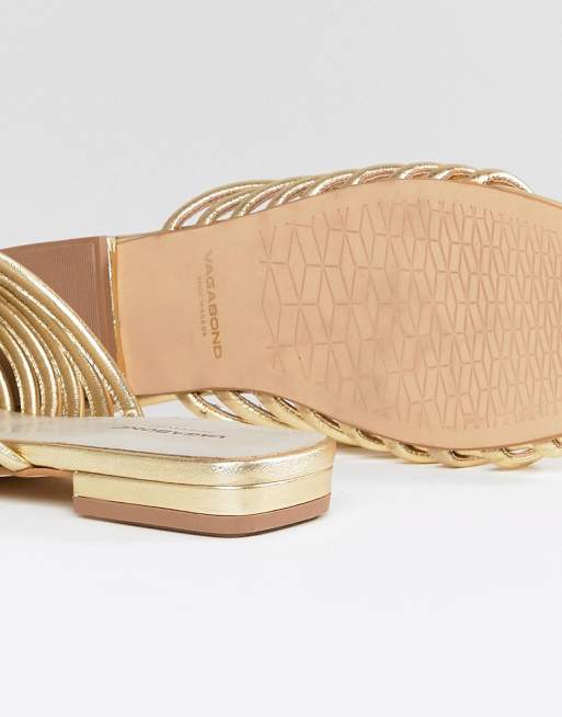 Vagabond gold hot sale sandals