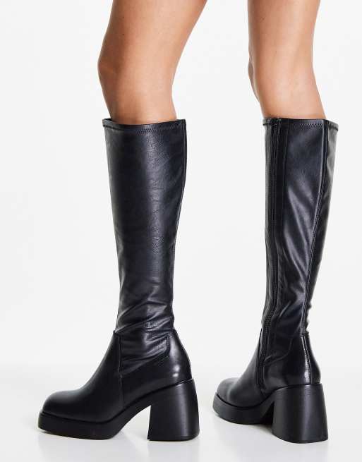 Vagabond – Brooke – Czarne buty do kolan na średnim obcasie, 2 z 4