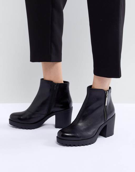 Vagabond Grace Schwarz Leder Stiefel For Sale 5a454 51c58