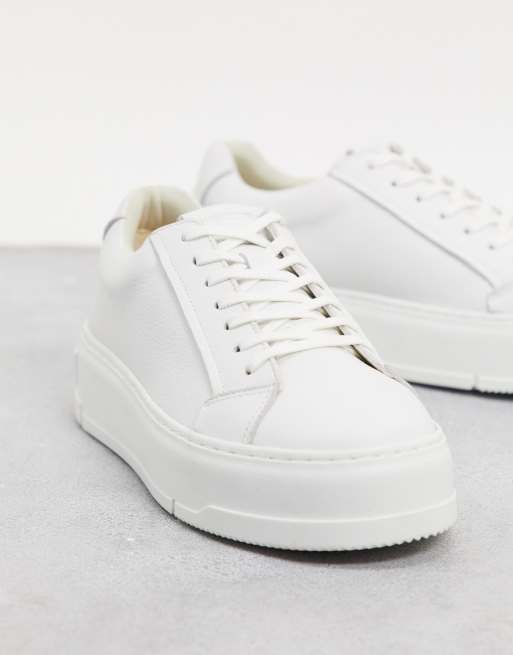 lava skuffe Antagelse Vagabond Judy flatform trainers in white leather | ASOS