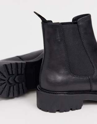 vagabond kenova chelsea boots black nubuck