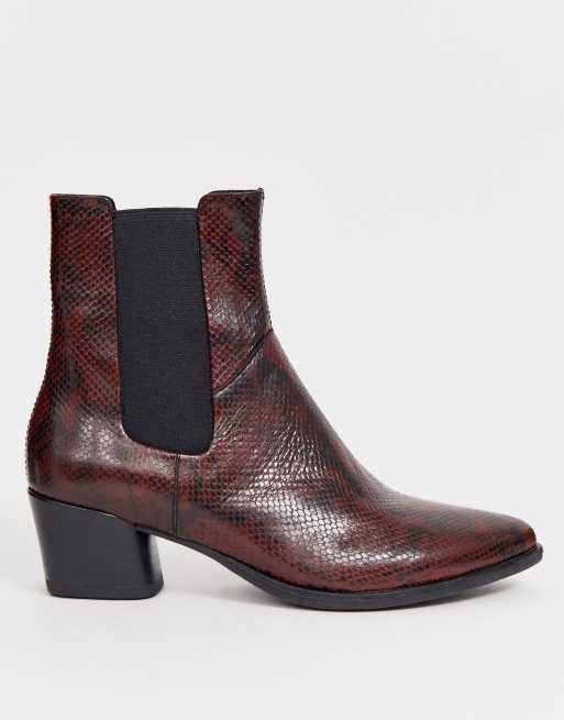 Vagabond hotsell snakeskin boots