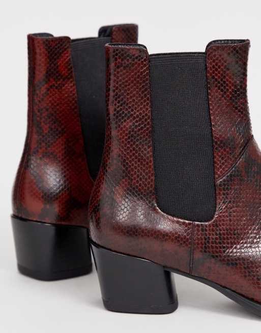 Vagabond store snakeskin boots