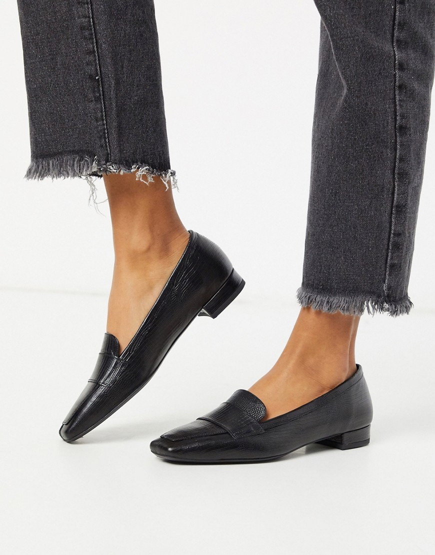 Vagabond – Layla – Svarta loafers i läder