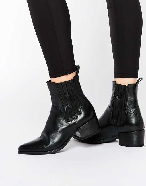 Vagabond marja chelsea 2025 boot black leather