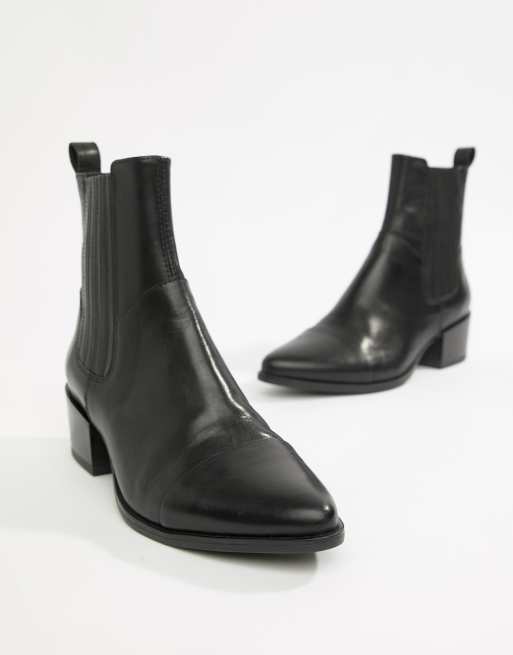 Vagabond black ankle discount boots