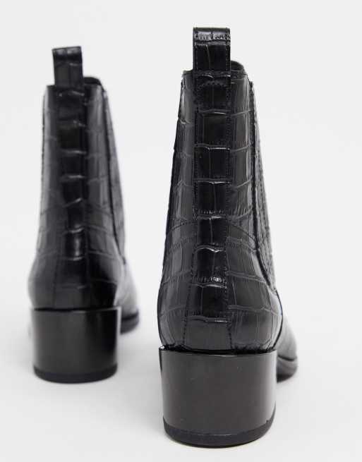 Vagabond marja croc boots hot sale