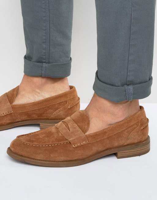 Vagabond Salvatore Penny Suede Loafers ASOS