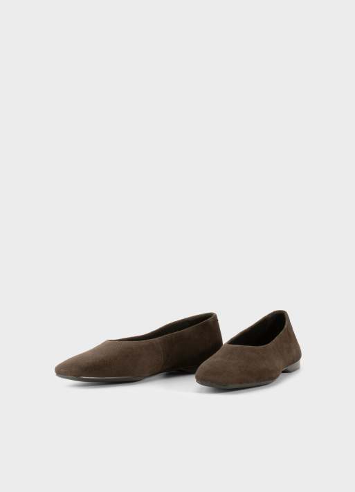 Vagabond Shoemakers - Aleya - Ballerine in camoscio color caffè, 2 di 4