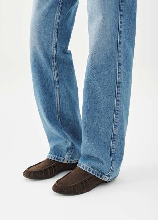 Vagabond Shoemakers Aleya suede ruched penny loafers in coffee, 3 of 5