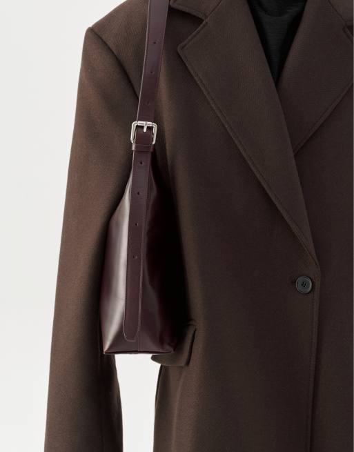 Vagabond Shoemakers Bari sac porté épaule moyen en cuir marron, 3 de 4