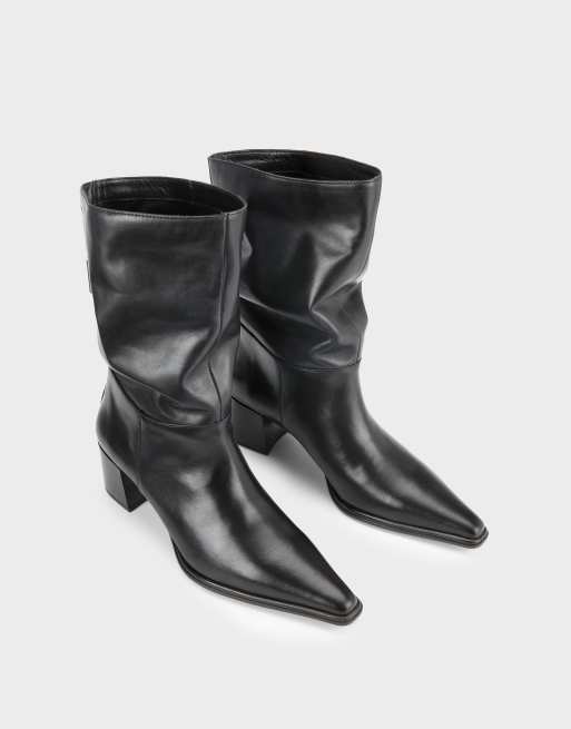 Vagabond Shoemakers bottines souples Giselle en cuir noir, 2 de 4