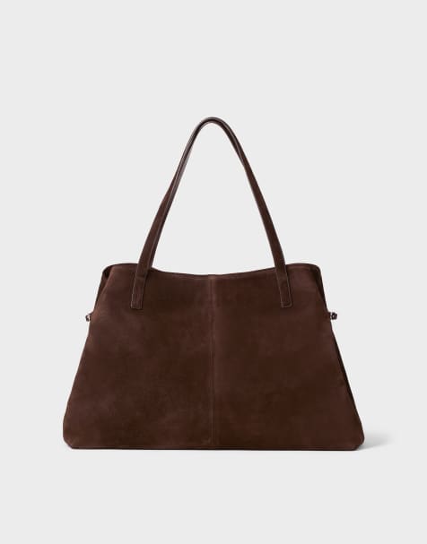 Vagabond Shoemakers Cannes suede shoulder bag in brown - view 1