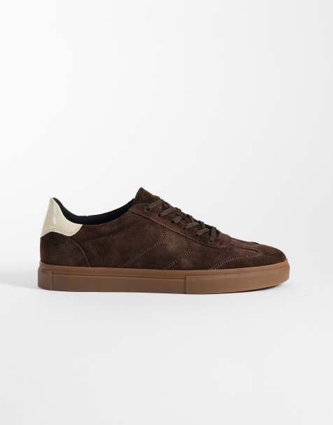 Vagabond Shoemakers Cody sneakers i mocka med snörning i coffee - view 1
