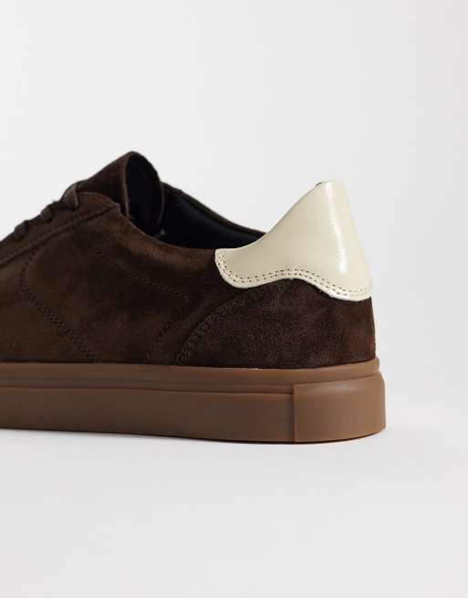 Vagabond Shoemakers Cody sneakers stringate in suede color caffè, 3 di 5
