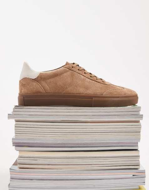 Vagabond Shoemakers Cody suede lace up sneakers in sand - view 1