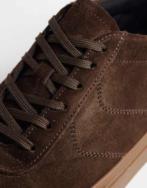 Vagabond Shoemakers Cody suede lace up trainers in coffee, 5 of 5