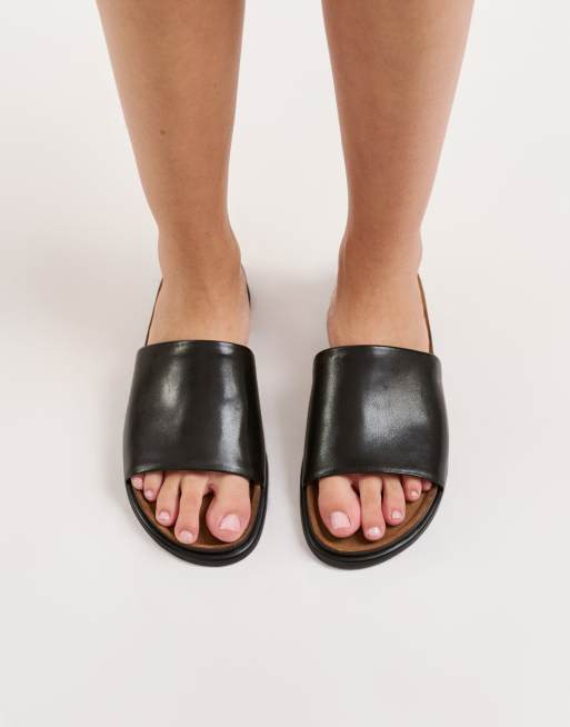 Vagabond Shoemakers – Effie – Flache Ledersandalen in Schwarz, 5 von 5